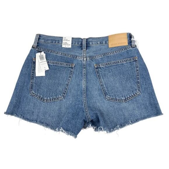 Aritzia Denim Forum The Ex-Boyfriend Hi-Rise Straight Denim Short Size 26 - Picture 8 of 10